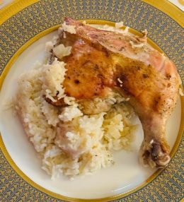 Baked Chicken with Rice