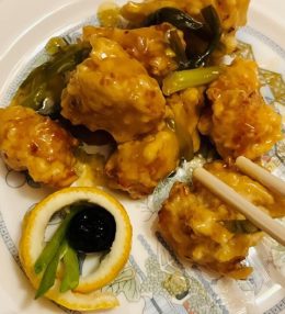 CHICKEN WITH ORANGE SAUCE